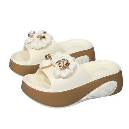 2025 Women Slippers EVA Soft Sole Summer Casual Women Platform Sandals Fashion Non-Slip Beach Slippers Luxury Slides Women