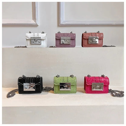 Chain Female Bag Mini Summer Crossbody Bags for Women Fashion Luxury Designer Handbag Women's 2025 Trend Woman Shoulder Purse