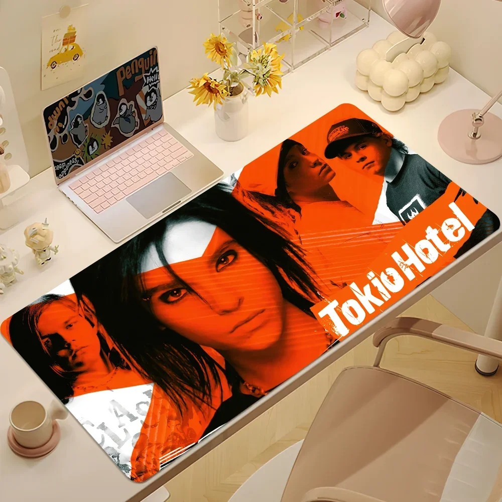 Band Tom Bill Kaulitz T-Tokio Hotel Schrei Non-slip Thickened MousePad Large Writing Lockedge Office Student Gaming Cushion