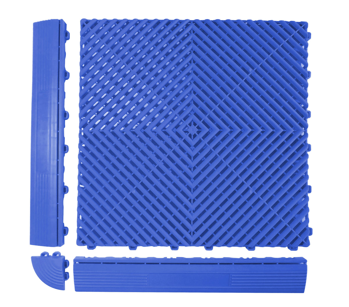 40PCS Pvc Garage Floor Tiles High Quality Pvc Car Garage Flooring Mat PP Plastic Interlocking Car Wash Room Tiles