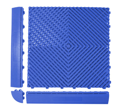 40PCS Pvc Garage Floor Tiles High Quality Pvc Car Garage Flooring Mat PP Plastic Interlocking Car Wash Room Tiles