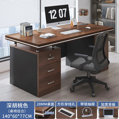FG Display Luxury Office Desk Bedroom Reception Design Drawers Office Desk Unique Storage Universal Tavolino Postmodern Furnitur