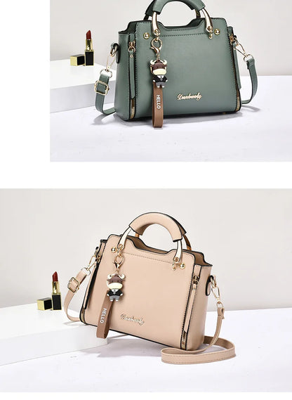 New women bag Fashion Shoulder bags handbag  for women 2025  Handbags leather Printed monogram single shoulder straddle bag