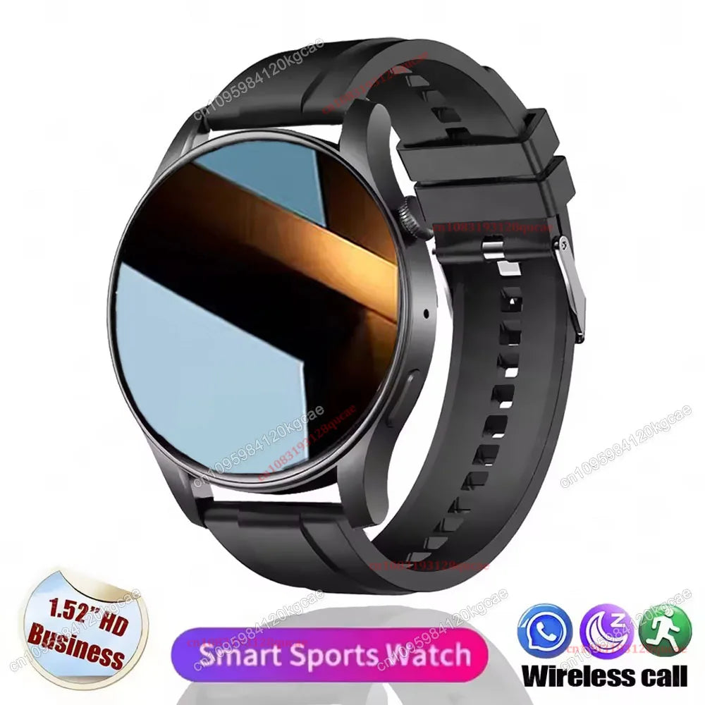 New Watch 5 Pro for Men Smart Watch Bluetooth Call Sports Fitness Men's Wristwatch Heart Rate Monitor Waterproof Smartwatch Hw12