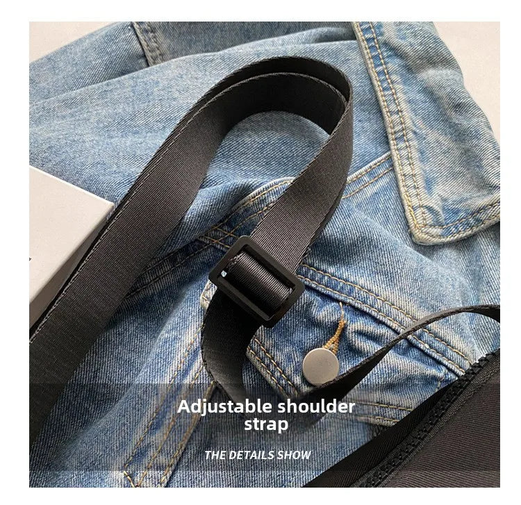 Men's Mini Casual Small Satchel Crossbody Bag Men and Women Versatile Student Trend Phone Bag Shoulder Sports Boy Trendy Bags