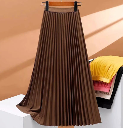 Fashion Elegant Pleated Skirt for Women Faldas Vintage Saias Party Goth Skirts Ropa Mujer Casual Jupe Femme Harajuku Streetwear