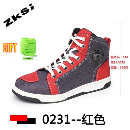 New Arrival Moto Boots Men Motobiker Shoes Motocross Boots Anti Fall Riding Boots for Road Racing Parkour Shoes Knight Equipment