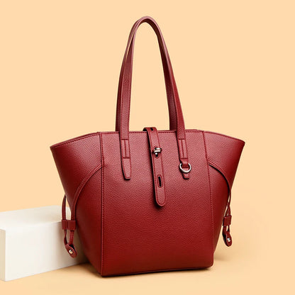 Luxury Brand PU Leather Shoulder Bags Women Fashion Large Capacity Handbag Elegant Crossbody Purse For Ladies Casual Office Tote