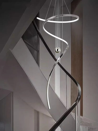 Modern home decor led lights pendant light lamps forstaircase Chandeliers for living room hanging light indoor lighting