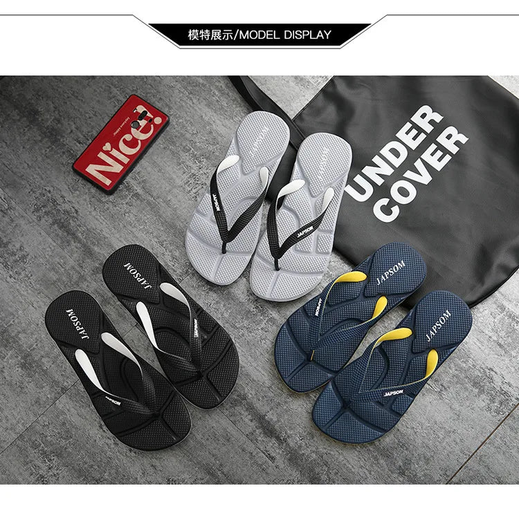 Blue Massage Slippers Men Flip Flops Big Size 49 50 Casual Slides Men Beach Flip Flops Men Eva Slippers Summer chanclas hombre