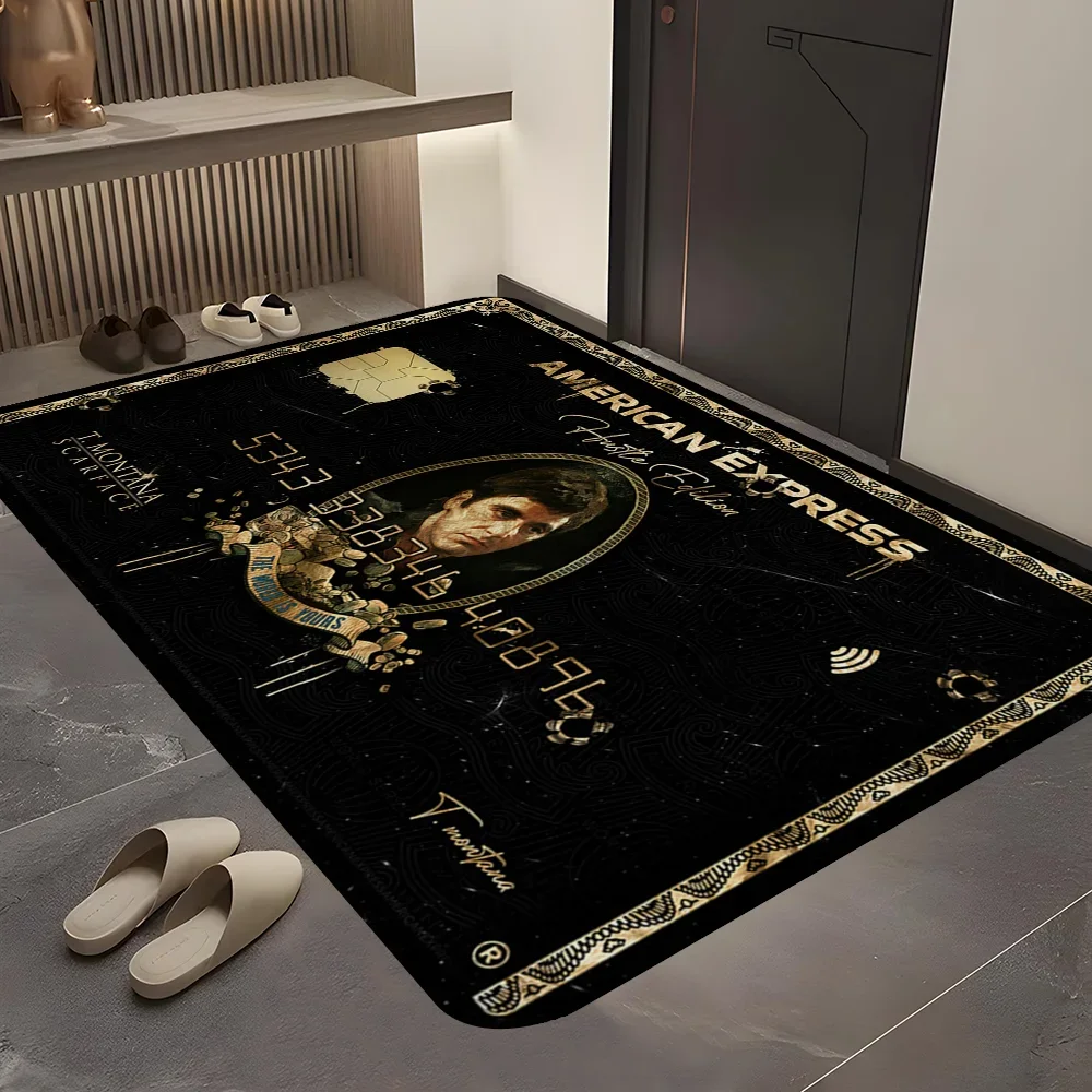Movie Scarface Room Mats Anti-slip Absorb Water Long Strip Cushion Bedroon Mat Household Carpets
