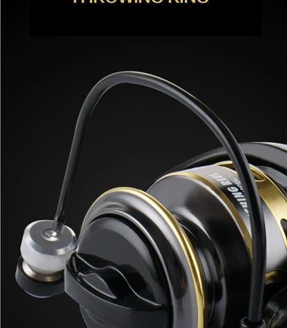 Mini Reel 500/800 Series EVA Grip Ultra Lightweight Fishing Reel 12+1BB High Speed Gear Ratio 5.2:1 Metal Mini Spinning Reel
