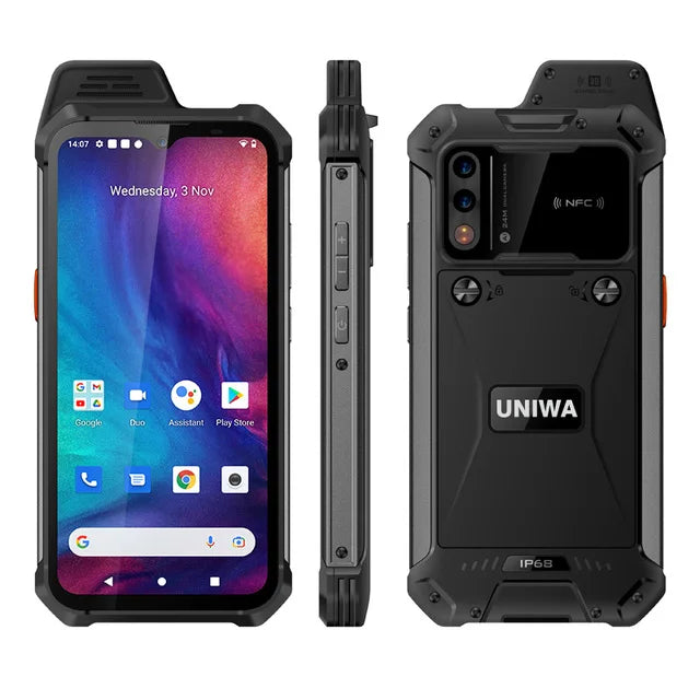 UNIWA W888 Andriod 11 4G Network Radio IP68 Waterproof Unlock NFC POC Walkie Talkie Work with Zello Real-ptt