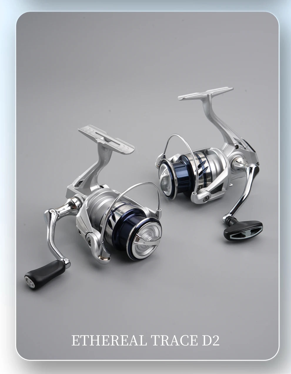 Huidiao 4+1BB Spinning Fishing Reel 1000/2500/3000/4000 10kg Max Drag 5.2:1 CNC Metal Spool Left/Right Interchangeable Saltwater