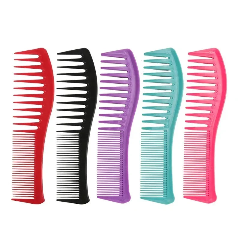 Double Head, Dense Teeth, Flat Comb, Large Teeth Comb, Hairdressing for Oil Head, Large Back