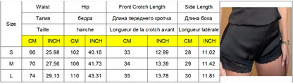 New Satin Lace Edge Top Short Sets Lace High Neck Padded Shoulder Blouse Low Waist Shorts 2026 Lady Spring Summer Party Outfits