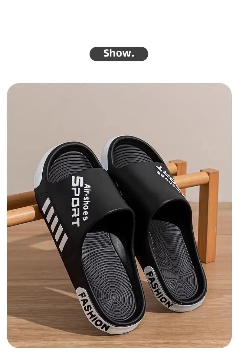 Men's Sport Style Outdoor Slippers Anti-Slip Lightweight for Home And Beach Outdoor Use Comfortable Footwear