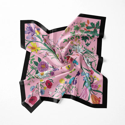 90cm*90cm Fashion 2026 Designer Print Scarf Winter Warm Head Hair Shawl Women Designer Wool Scarfs Square  Headband Hijabs