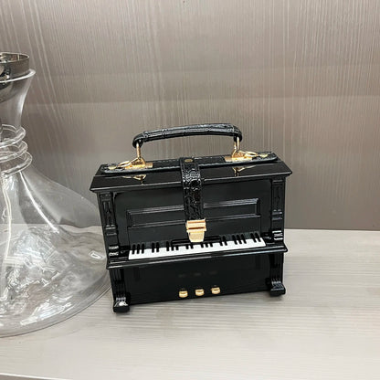 purses and handbags Luxury Designer crossbody shoulder bag For Women piano shape handmade bags Purse Messenger Bag banquet bag
