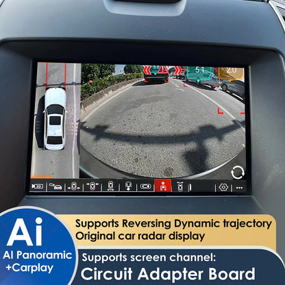 For Ford Lincoln Sync2/3/4 Focus Mondeo F150F550MKCMKZMKX 360 Camera 1080P Around View Driving  Recorder Syst DVR Carplay