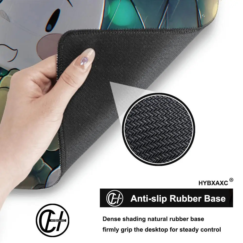 HYBXAXC Cute T-Toro I-Inoue Cat Mouse Pad Non-slip Desk Mat PC Laptop Accessories Rubber Office Keyboard Large Gamers Decoracion