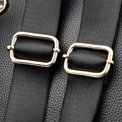 2024 New Fashionable Women's Backpack High Quality Soft Leather Women Shoulder Bag Famous Luxury Brand Female Handbag Sac A Main