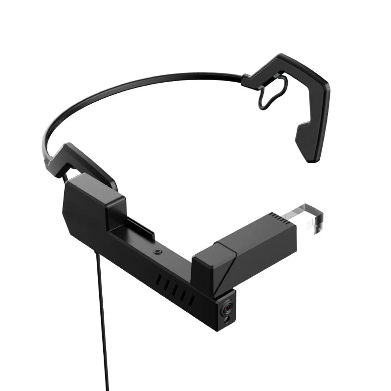 Remote Collaboration Video Conference Live Broadcast AR Smart Glasses/Ar Head Display/Industrial Inspection Head-Mounted black