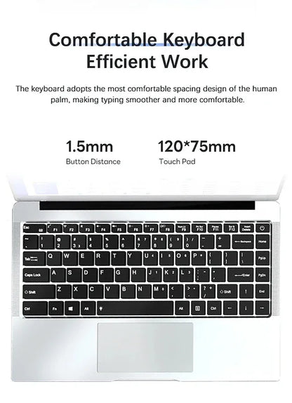 2026 Laptop Core I7 9850H A3950 Portable Laptops Windows 11 Pro 16GB RAM 1TB SSD 1920*1080 HD PC Gaming Computer Notebook Gamer