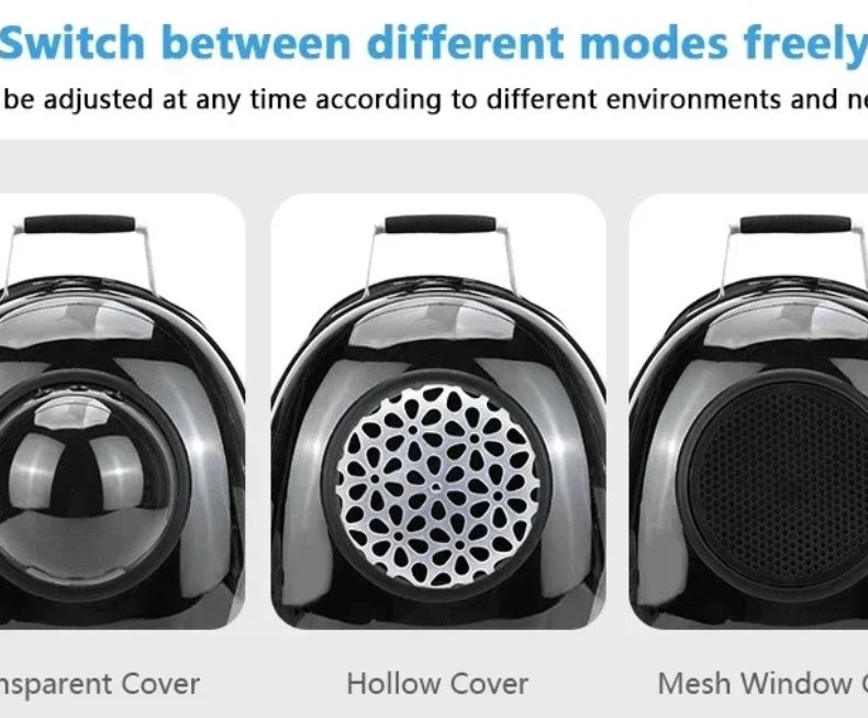 Transparent Breathable Portable Space Capsule Pet Carrier Backpack for Dog Cat Carrying Transport Bag