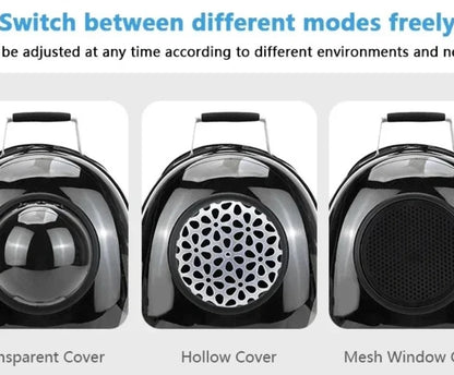Transparent Breathable Portable Space Capsule Pet Carrier Backpack for Dog Cat Carrying Transport Bag