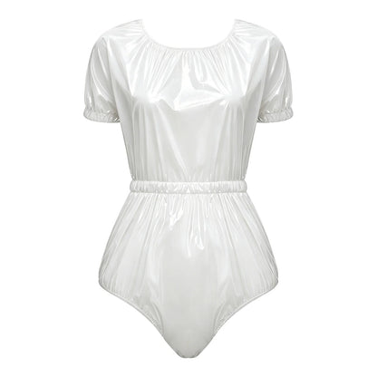Women Men Washable Diaper Cover Sleeveless Waterproof Bodysuit Swimwear Clubwear Elderly Alzheimer Bedridden Adaptive Clothing