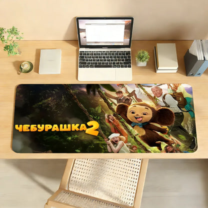 2026 Movie Cheburashka 2 Mouse Pad Non-slip Rubber Computer Mat Gamer Balance Decoracion Deskmat Laptop Office Large