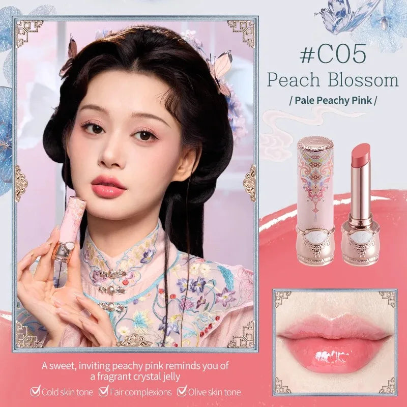 Flower Knows All In One Makeup Set Gift Box Garden Cushion Cream Foundation Matte Blush Long Lasting Velvet Lip Cream With Bag
