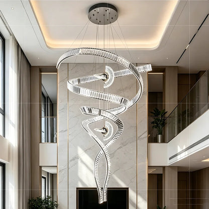 Nordic Home Decoration Stair Chandelier LED Pendant Lights Modern Ceiling Light Indoor Lighting Fixtures For Living Room Bedroom