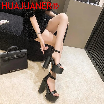 Super High Heels Women's Shoes Fashion Elegant High Heel Sandals Women Party Wedding Pumps Women Luxury Peep Toe Platform Sandal