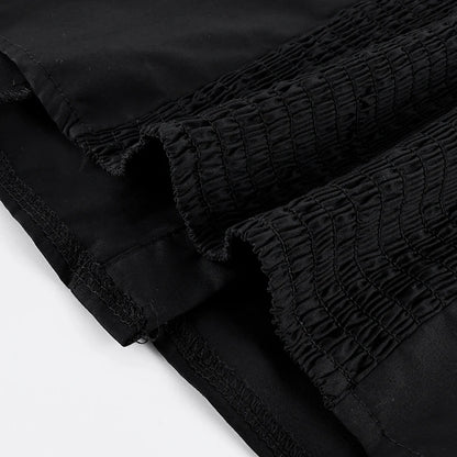 Linad Vintage Lace Square Collar Tank Top For Woman 2026 Street Chic Black Single Breasted Camisole Fashion Cotton Tops Spring