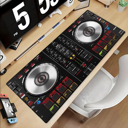 Mouse Pad Music Radio Dj Panel Gamer printon demand Custom Computer MousePad Natural Rubber Office Soft PC Accessory Desktop Pad