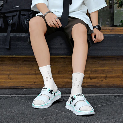 Summer Men's Slippers Outdoor Sandals Beach Comfortable EVA Soft Slides Clogs Casual Garden Shoes Men Women Indoor Home Slippers