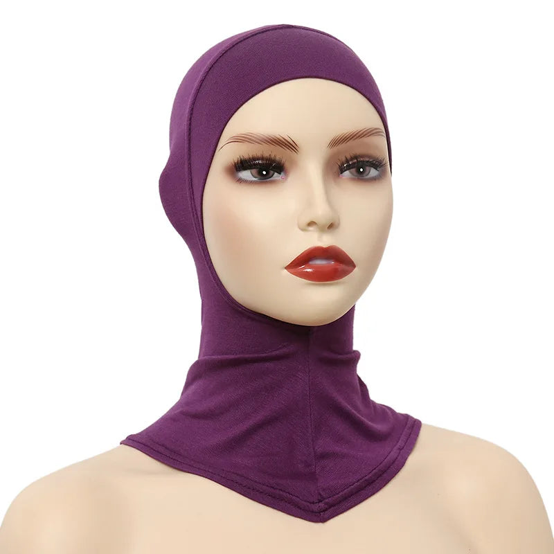 Women Muslim Underscarf Head Cover Muslim Headscarf Inner Hijab Caps Islamic Underscarf Ninja Hijab Scarf Hat Cap Bonnet