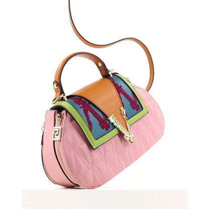 Luxury Women's Bag with V Ladies Leather Handbag Female Shoulder Bag Diamonds Crossbody Luxury Handbags Women Embroidery Bags