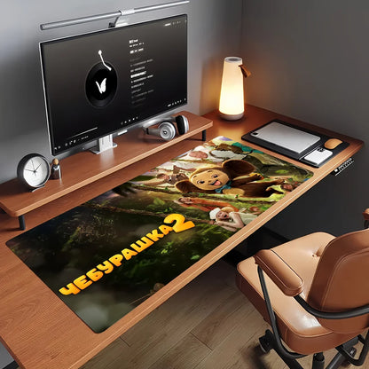 2026 Movie Cheburashka 2 Mouse Pad Non-slip Rubber Computer Mat Gamer Balance Decoracion Deskmat Laptop Office Large