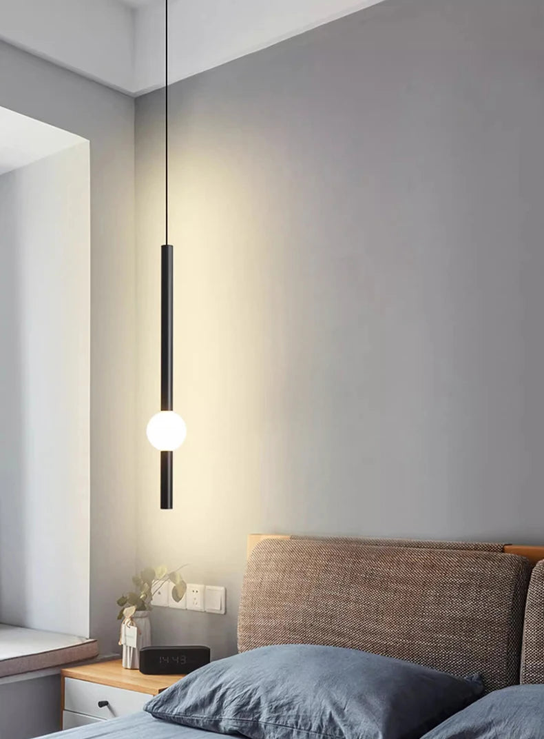 1pc Modern Home Decor LED Lights Bedroom Lamp Bedside Pendant Light Lamps LED Chandeliers Hanging Light Indoor Lighting