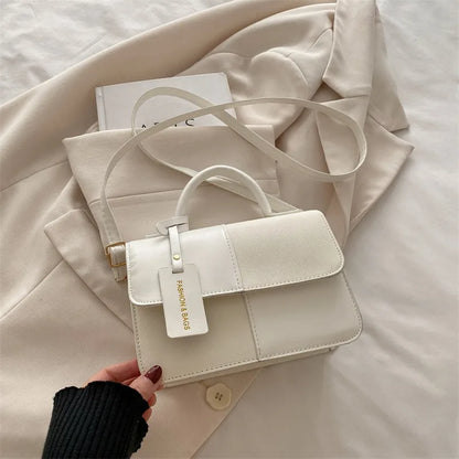 Elegant Women's Handbag Crossbody Shoulder Bag, Snap Closure Tote Bag, Everyday Accessory, Geometric Pattern, Fashion Lovers