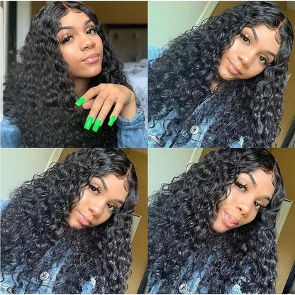 Deep Wave 13x4 Lace Front Wigs Human Hair 4x4 Glueless Transparent Lace Frontal Wig 13x6 T Part Lace Human Hair Wigs For Women