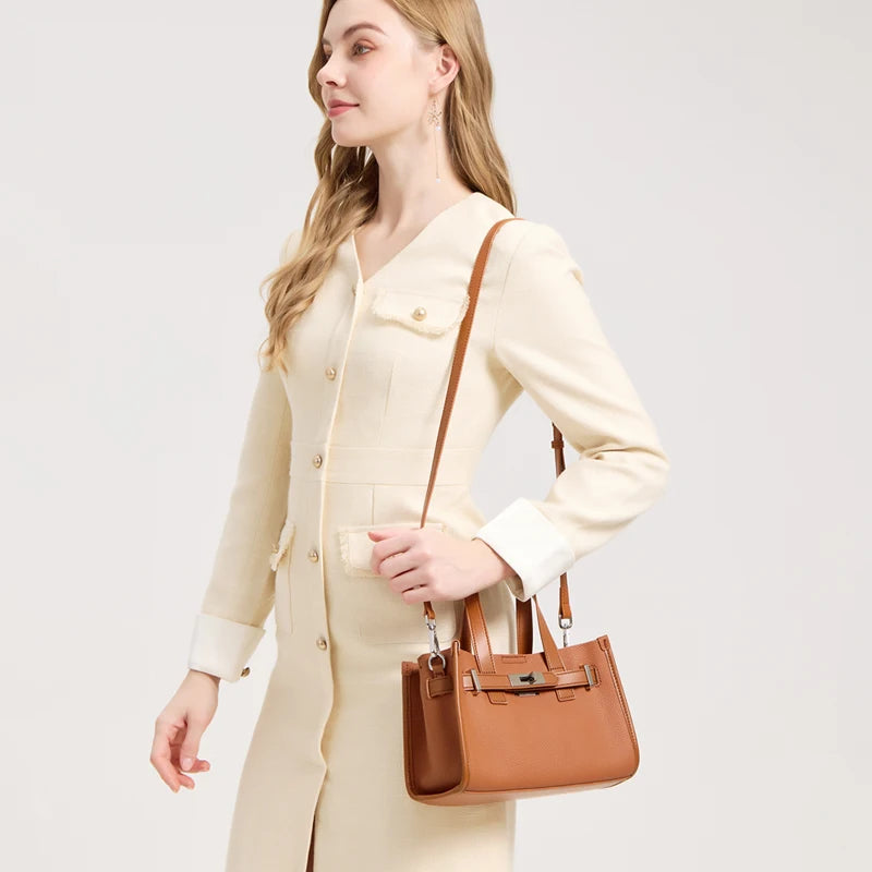 NEW Luxury Quality Genuine Leather Handbags Cowhide Satchel Bag for Women mini bags Fashion Lady Crossbody Messenger Bags