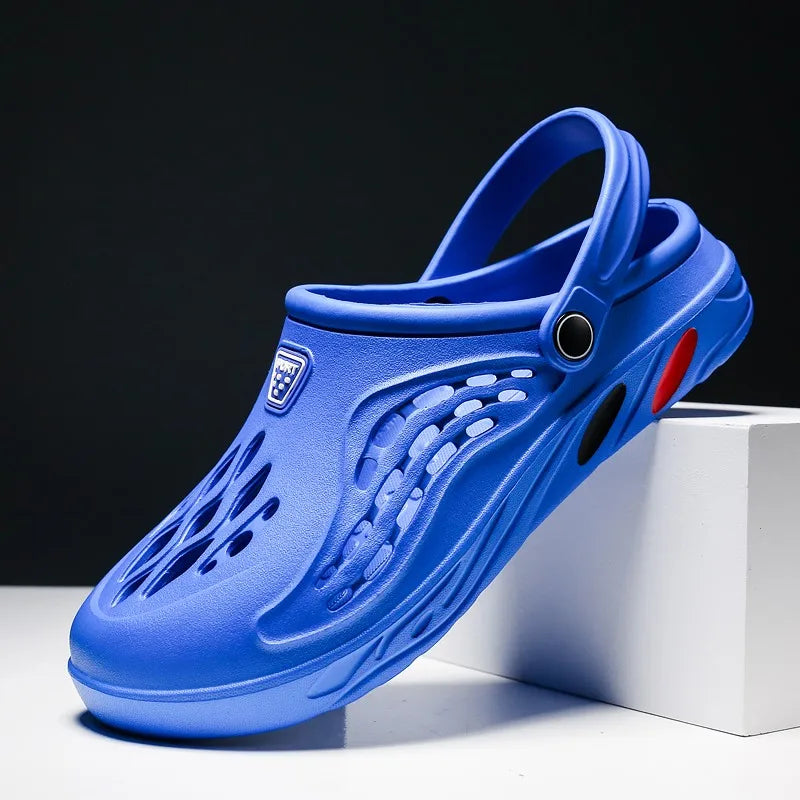 Summer Unisex Clogs Sandals Shoe Men Woman Hoof Thongs Stamp Garden Beach Big Size 36-49 Slippers for Men's Shoes Zapatos Hombr