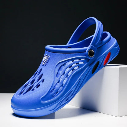 Summer Unisex Clogs Sandals Shoe Men Woman Hoof Thongs Stamp Garden Beach Big Size 36-49 Slippers for Men's Shoes Zapatos Hombr