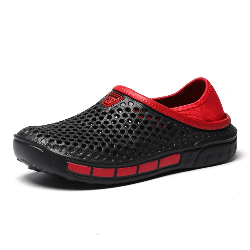 Summer Outdoor Men's Slippers Garden Clogs Male Casual Shoes Fashion Luxury Sandals Comfort Home Soft Slippers 40-47
