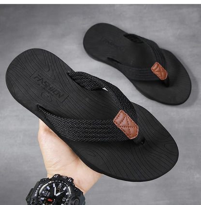 High Quality Hot Sale Men Flip Flops Summer Beach Flip Flops Men Fashion Breathable Casual Beach Men Slippers Summer Outdoor