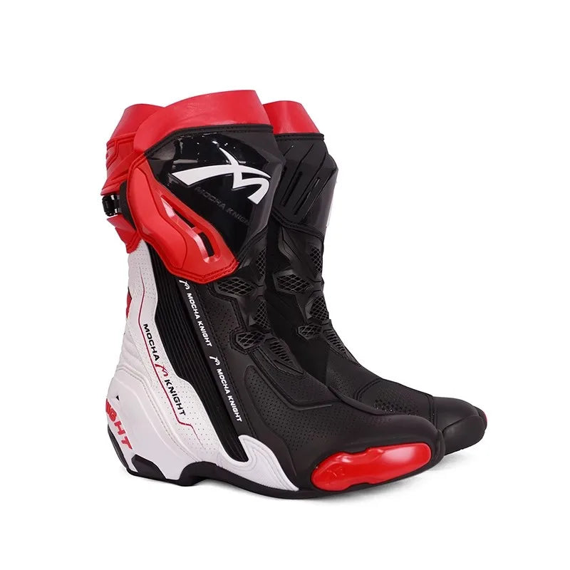 Riding Boots, Motorcycles, All Season Waterproof Riding Shoes, Off-Road Competitive Track Motorcycles, Men's and Women's Styles